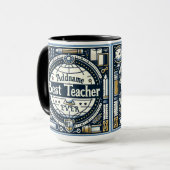 Meilleur enseignant jamais cadeau Mug (Devant gauche)