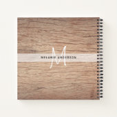 MEILLEUR ENSEIGNANT JAMAIS Monogram Journal Merci (Dos)