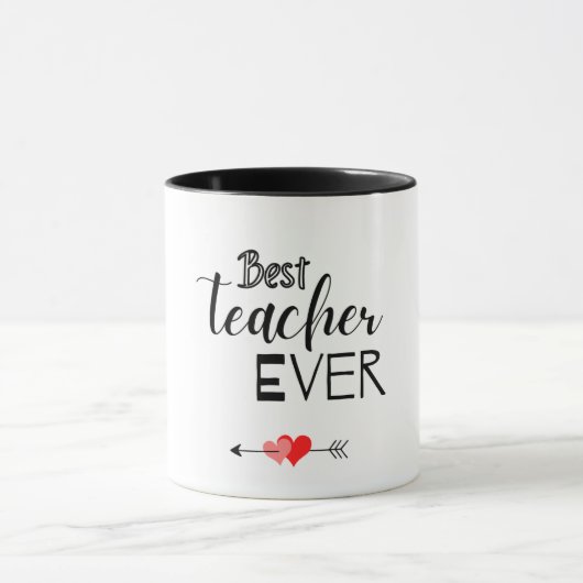 Meilleur enseignant jamais Mug (Centre)