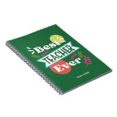 Meilleur enseignant jamais nom carnet manuscrit mo (Côté Droit)