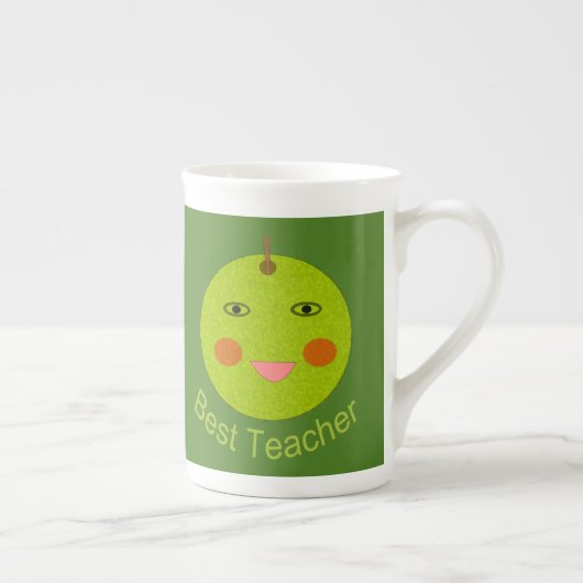 Meilleur enseignant Joyeux Apple Mug (Droite)