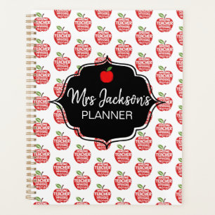 meilleur Enseignant Red Apple mot cloud merci
