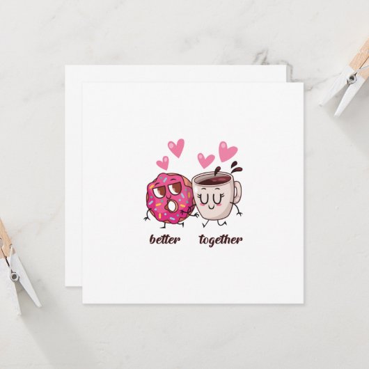 Meilleur Ensemble Carte Saint Valentin (Devant/Arrière en situation)