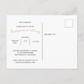 Meilleur ensemble de cartes de fête de fiançailles (Dos)