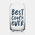 Meilleur entraîneur jamais fun marine cadeau sport<br><div class="desc">Meilleur entraîneur ! Célébrez une super saison avec ce verre personnalisé avec un graphique amusant écrit à la main sur l'avant et la salle pour le nom de l'entraîneur et les réalisations de l'équipe sur le dos. Idéal pour les sportifs jeunes et moins jeunes - des tout-petits aux professionnels -...</div>