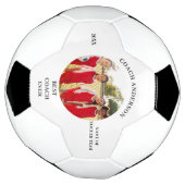Meilleur Entraîneur Photo Nom Soccer Ball (Tourné)
