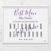 Meilleur Étiquette de vin mousseux HAMbyWG (Étiquettes simples)