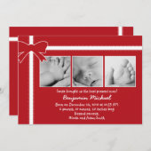 Meilleur Faire-part de bébé et carte de Noël (Devant / Derrière)