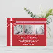 Meilleur Faire-part de bébé et carte de Noël (Debout devant)