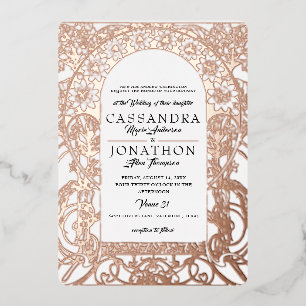 MEILLEUR Faire-part de mariage : Art Nouveau & Poè