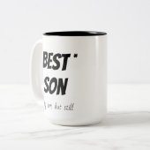 Meilleur Fils Fils Humour Mug (Devant gauche)