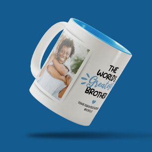 Meilleur Frère 2 Photo Mug à café à deux tons