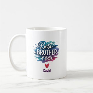 Meilleur Frère Jamais Mug   Cadeau personnalisé po