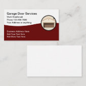 Meilleur Garage Porte Carte de visite moderne (Devant / Derrière)
