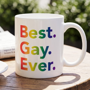 Meilleur Gay Ever   Drapeau Arc-en-Ciel LGBT   Mug