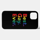 Meilleur Gay Ever LGBT Rainbow Flag coque iphone (Verso (horizontal))