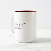 Meilleur Grammy et Mug personnalisé le plus aimé d (Devant gauche)