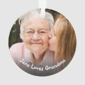 Meilleur Grand-Mère Jamais Photo Personnalisée Tex (dos)