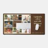 Meilleur Grand-Parents Photo Collage Citation (Clavier et souris)