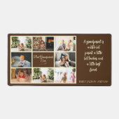 Meilleur Grand-Parents Photo Collage Citation (Recto)