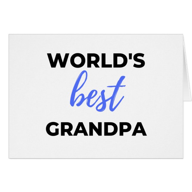 Meilleur grand-père bl du monde (Devant horizontal)