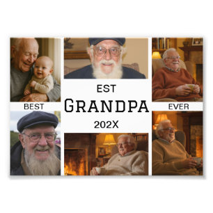 Meilleur Grand-Père Collage Photo