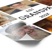 Meilleur Grand-Père Collage Photo (Coin)