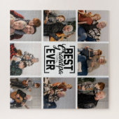 Meilleur grand-père Ever 8 Photo Collage Puzzle Ji (Horizontal)
