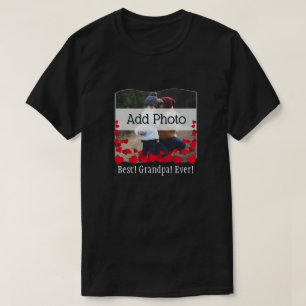 Meilleur Grand-Père Ever ! T-Shirt Personnalisé Ph