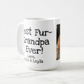 meilleur grand-père fourrure jamais avec tasse de  (Devant gauche)