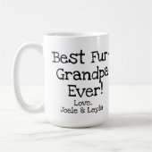 meilleur grand-père fourrure jamais avec tasse de (Gauche)