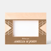 Meilleur grand-père géométrique Custom Bois cadres (Recto)