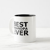 Meilleur grand-père jamais café Mug (Devant gauche)