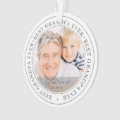 Meilleur grand-père jamais photo classique moderne (devant)