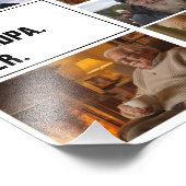 Meilleur grand-père jamais photo Collage et texte  (Coin)