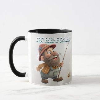 Meilleur Grand-Père Pêcheur - Mug Bonne Fête Des P