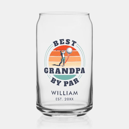 Meilleur Grand-Père Retraité Golf Papa Retro Perso (Recto)