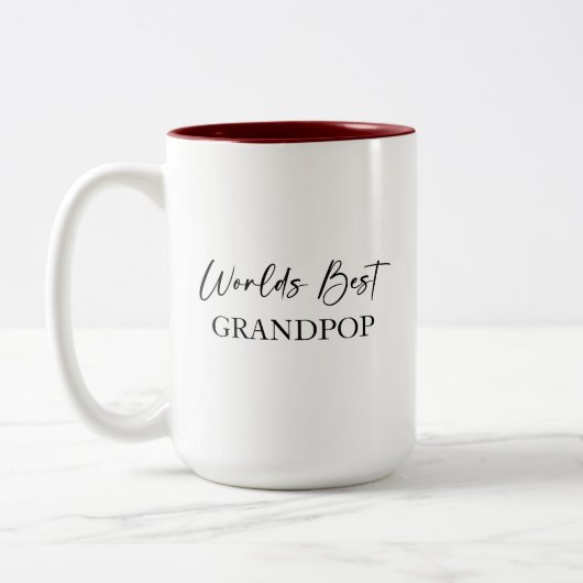Meilleur grand-pop et la Mug personnalisée la plus (Gauche)