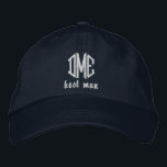 Meilleur homme Custom Wedding Monogramme Casquette<br><div class="desc">Surprenez le Meilleur Homme avec ce casquette de baseball cool qui présente son monogramme de 3 lettres et les mots "meilleur homme" ci-dessous. Modifiez facilement le texte et la couleur du casquette pour qu'il corresponde à votre thème/couleur mariage (celui-ci est bleu marine, donc parfait pour le mariage nautique). Cela fait...</div>