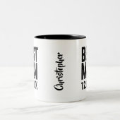 Meilleur Homme Groomsman Gift Coffee Mug (Centre)