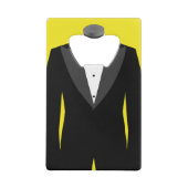 Meilleur Homme Mustache & Costume Carte de crédit (Dos)