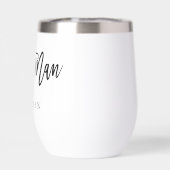 Meilleur Homme Nom Cadeau Noir Calligraphie (Arrière)