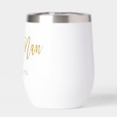 Meilleur Homme Nom Cadeau Or & Noir (Arrière)