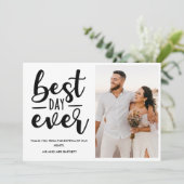 Meilleur Jour De Mariage Jour De Mariage Merci Pho (Debout devant)