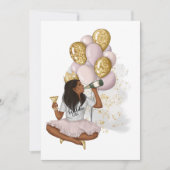 Meilleur Jour Fille Invitation Anniversaire (Devant)