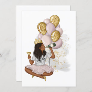 Meilleur Jour Fille Invitation Anniversaire