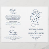 Meilleur Jour Jamais, Cérémonie Mariage Programmes (Devant)