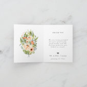 Meilleur Jour Jamais Mariage Photo Floral Merci (Intérieur)