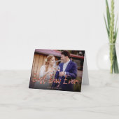 Meilleur Jour Jamais Mariage Photo Merci (Devant)