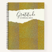 Meilleur Journal Pailleté de Gratitude (Devant)